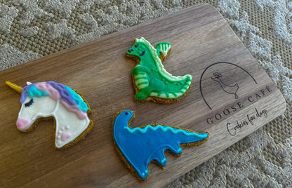 Unicorn, Dinosaur, Dragon