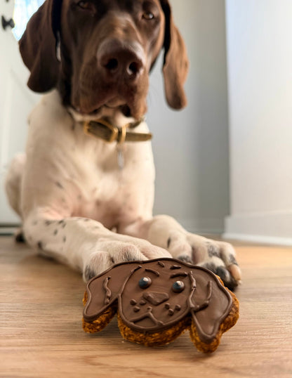 Customized Dog Face Cookies