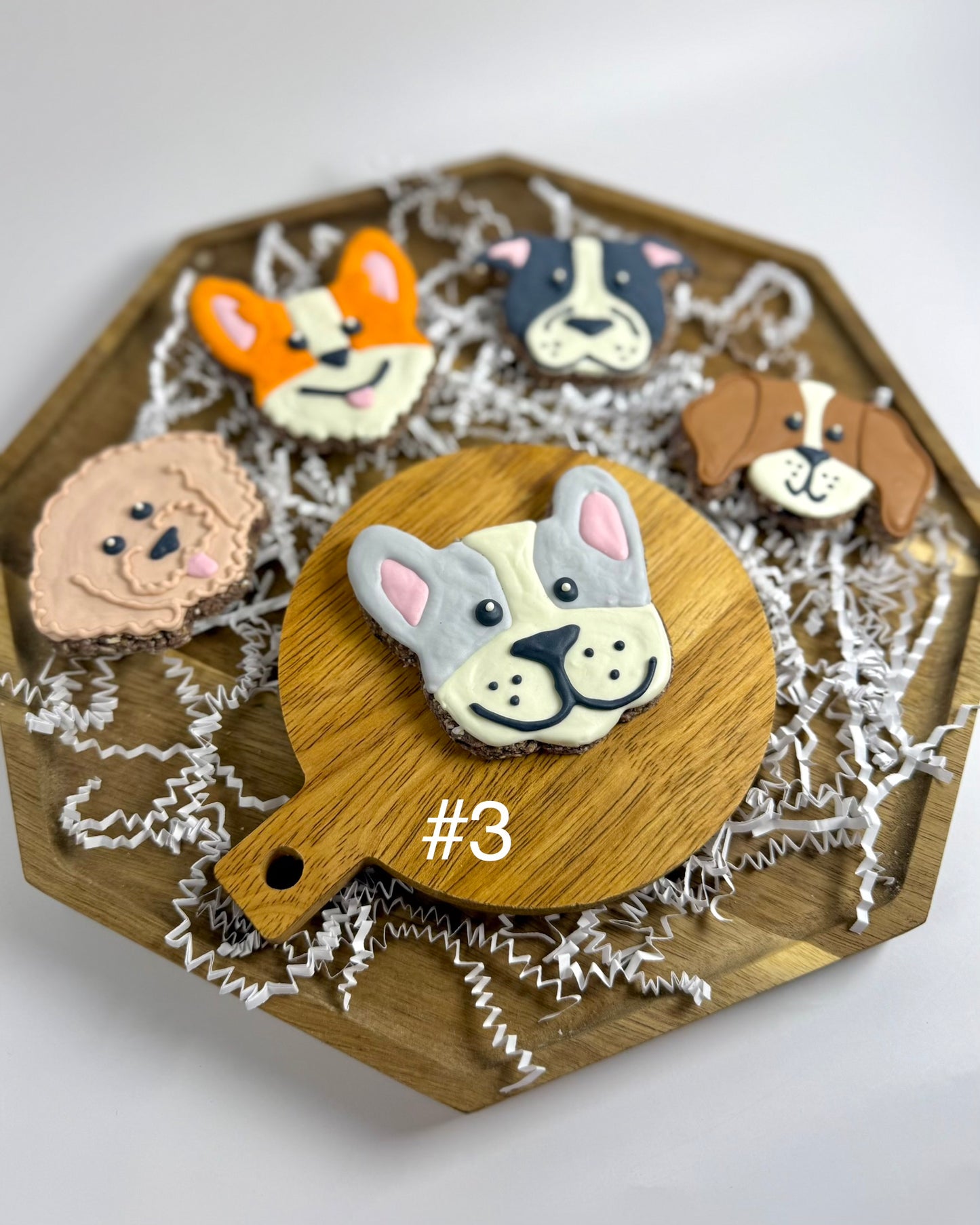 Customized Dog Face Cookies