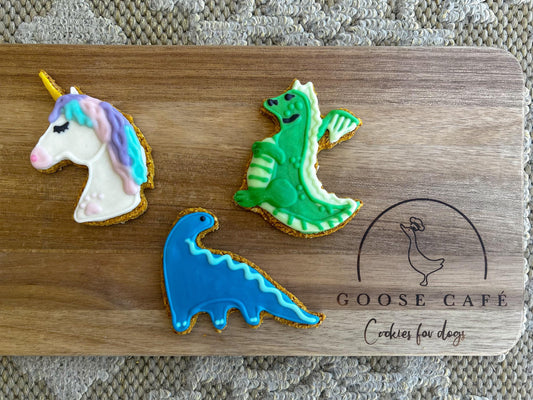 Unicorn, Dinosaur, Dragon