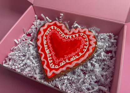 Large 5 Inch Heart Cookie