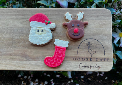 Santa, Reindeer, Stocking