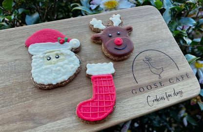 Santa, Reindeer, Stocking